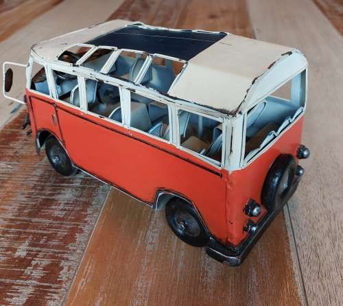 Handmade Tin VW Bus